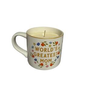 Candle – Hand-Poured Soy, Lemon Scent,‎ in Coffee Mug for Mom, Mothers Day Gift